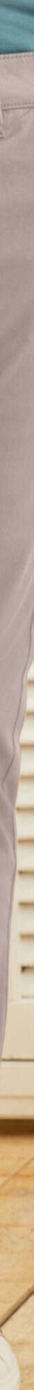 Pantalon chino ceinture arrondie sous le ventre (beige) Pantalon chino ceinture arrondie sous le ventre (beige)